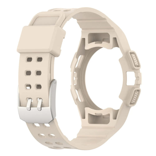 Silicone Strap with Frame, without a watch, 3/4 front view