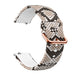Uhrenarmband 20mm Silikon - Schnellverschluss (Snake)