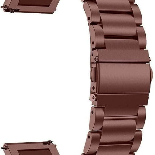 Correa acero Garmin Vivoactive 6 (marrón bronce)