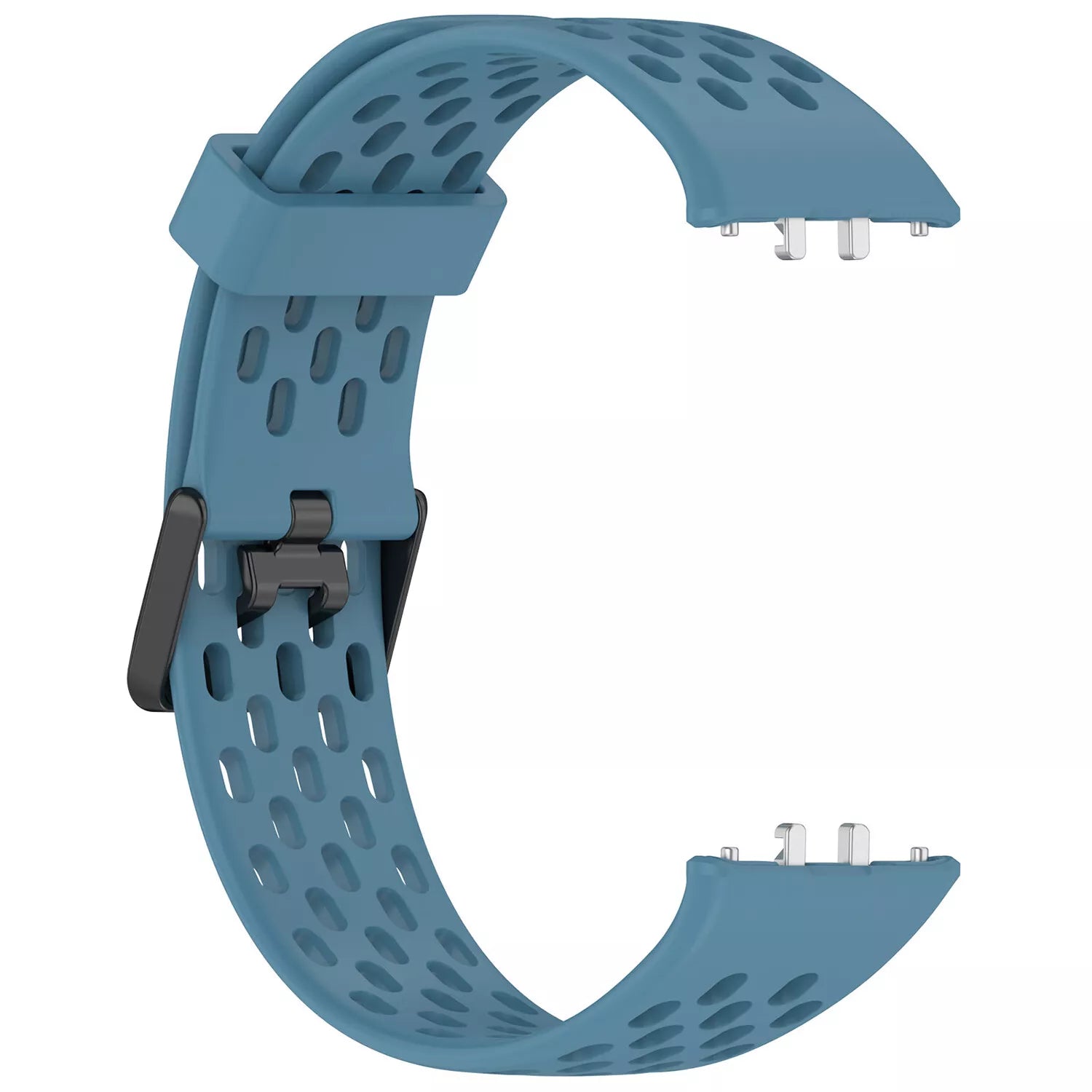 Correa silicona transpirable Samsung Galaxy Fit 3 (gris-azul)