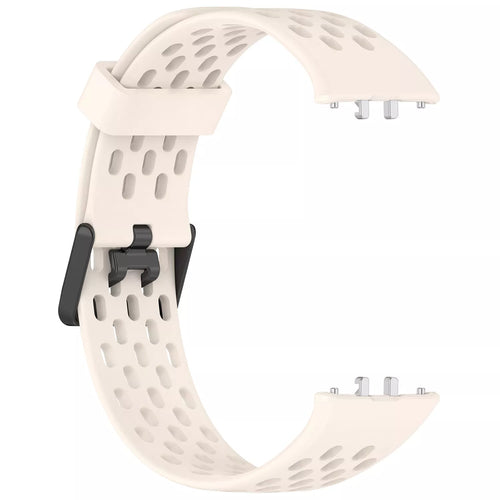 Samsung Galaxy Fit 3 ademend siliconen bandje (sterrenlicht)