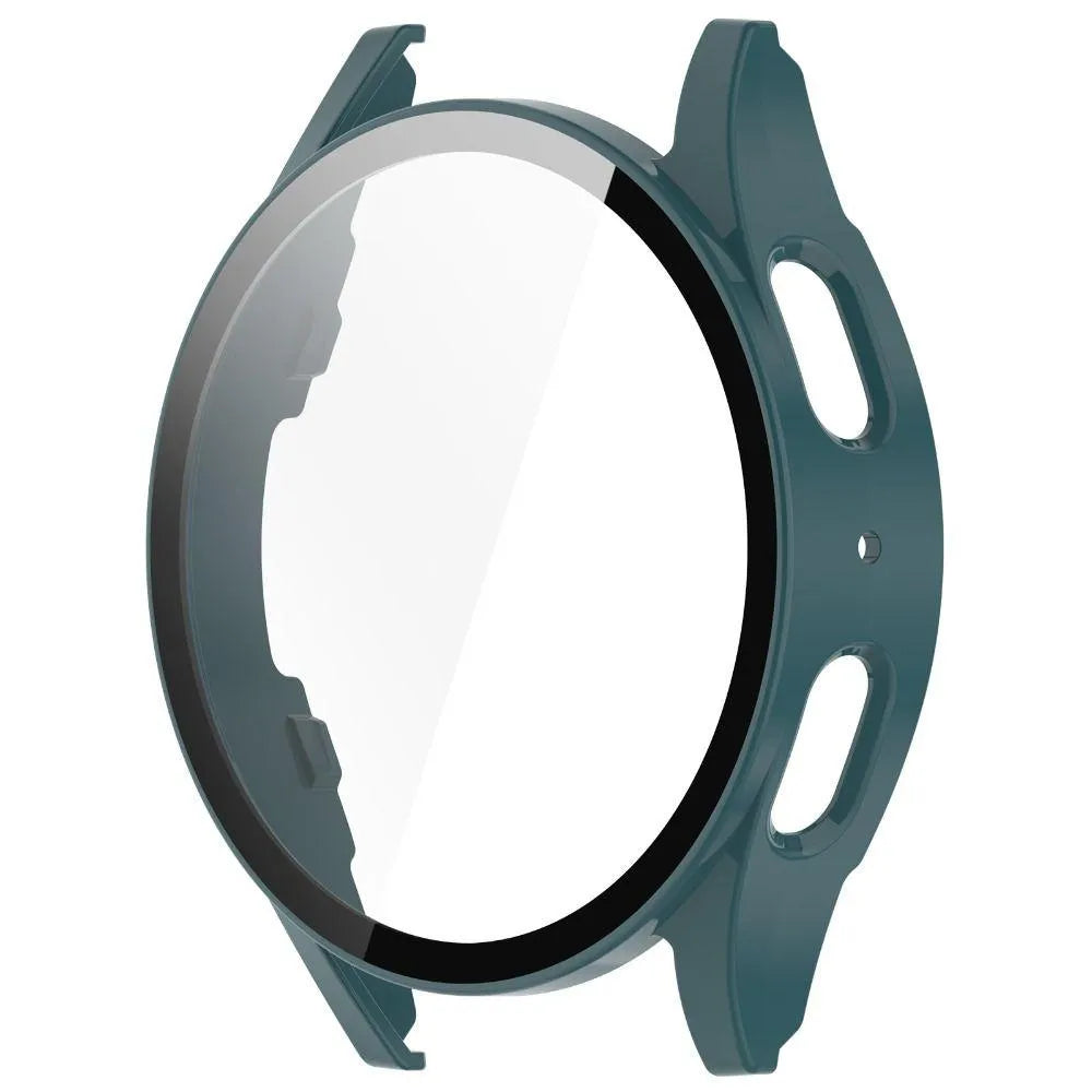 Samsung Galaxy Watch 7 44mm hard case met glas (dennengroen)