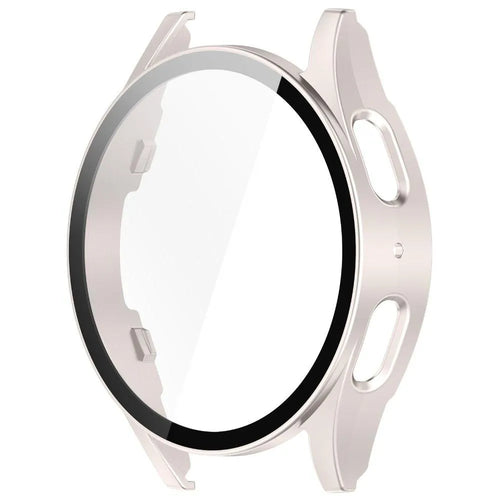 Samsung Galaxy Watch 7 40mm hard case met glas (sterrenlicht)