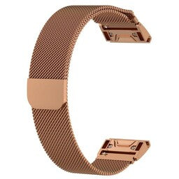 Correa milanesa Garmin Instinct 3 - 50mm (oro rosa)
