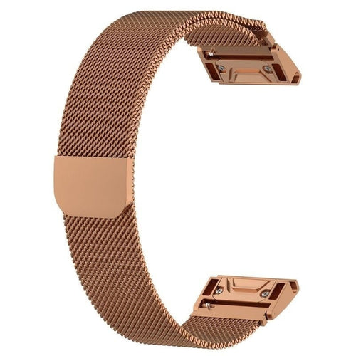 Garmin Tactix 8 - 51mm Milanese-Armband (Rose Gold)
