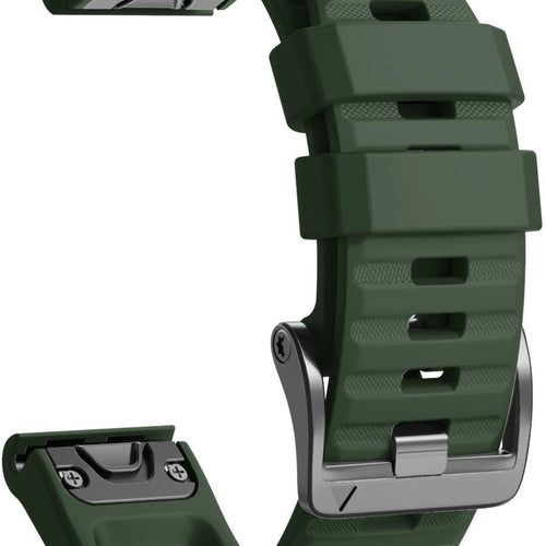 Garmin Tactix 8 - 51mm siliconen bandje (donkergroen)