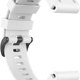 Silicone Strap, white, without a watch, 3/4 front view