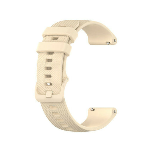 Huawei Watch 5 - 42mm siliconen bandje (beige)