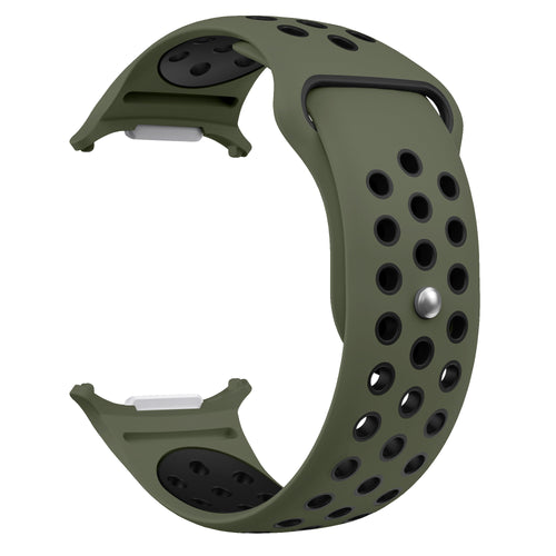 Bracelet sport Samsung Galaxy Watch Ultra (vert militaire/noir)