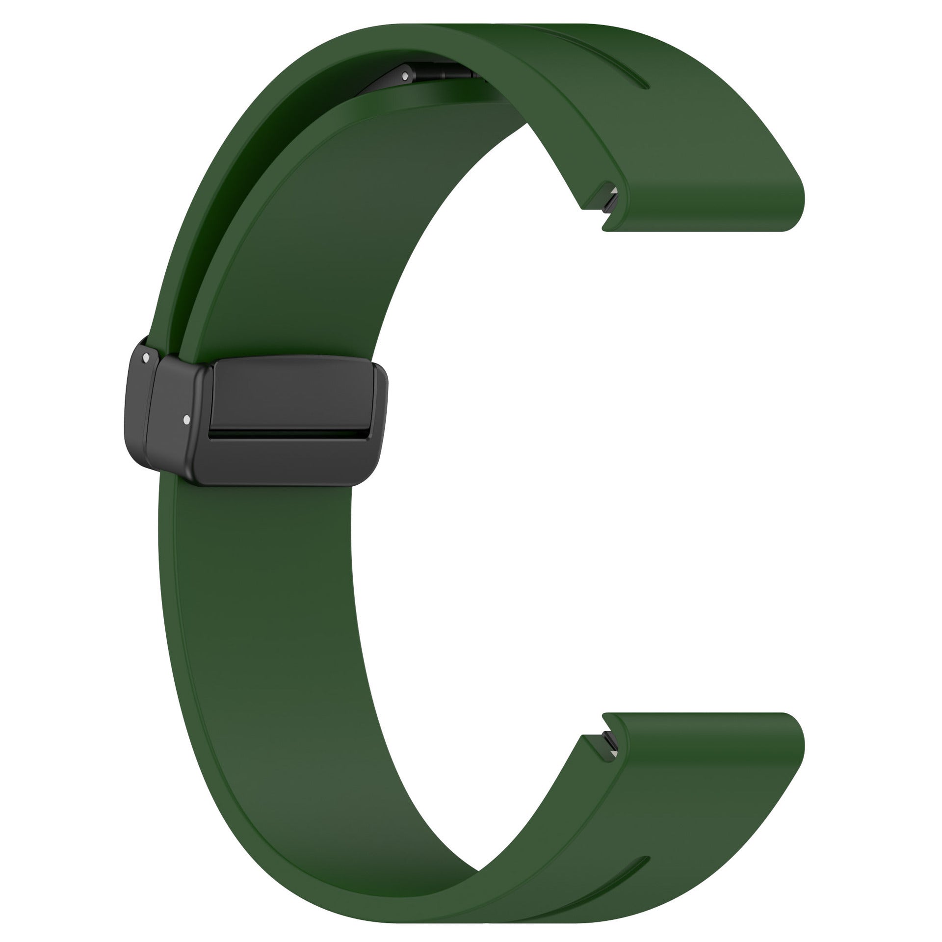 Garmin Epix Gen 2 - 47mm D-Buckle Silicone Strap (Army Green)