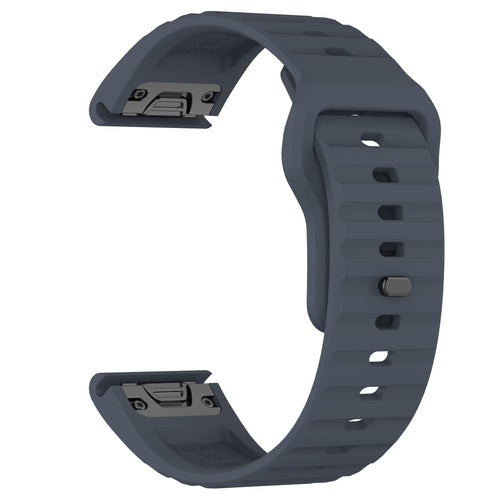 Bracelet silicone Outdoor Garmin Approach S60 (grisbleu)