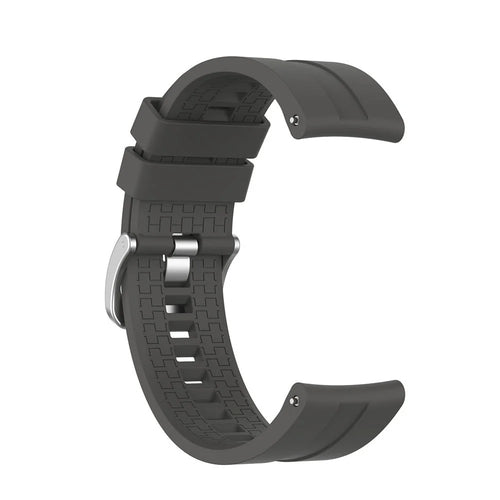 Amazfit Bip U (Pro) Extreme Silikonarmband (Dunkel Grau)