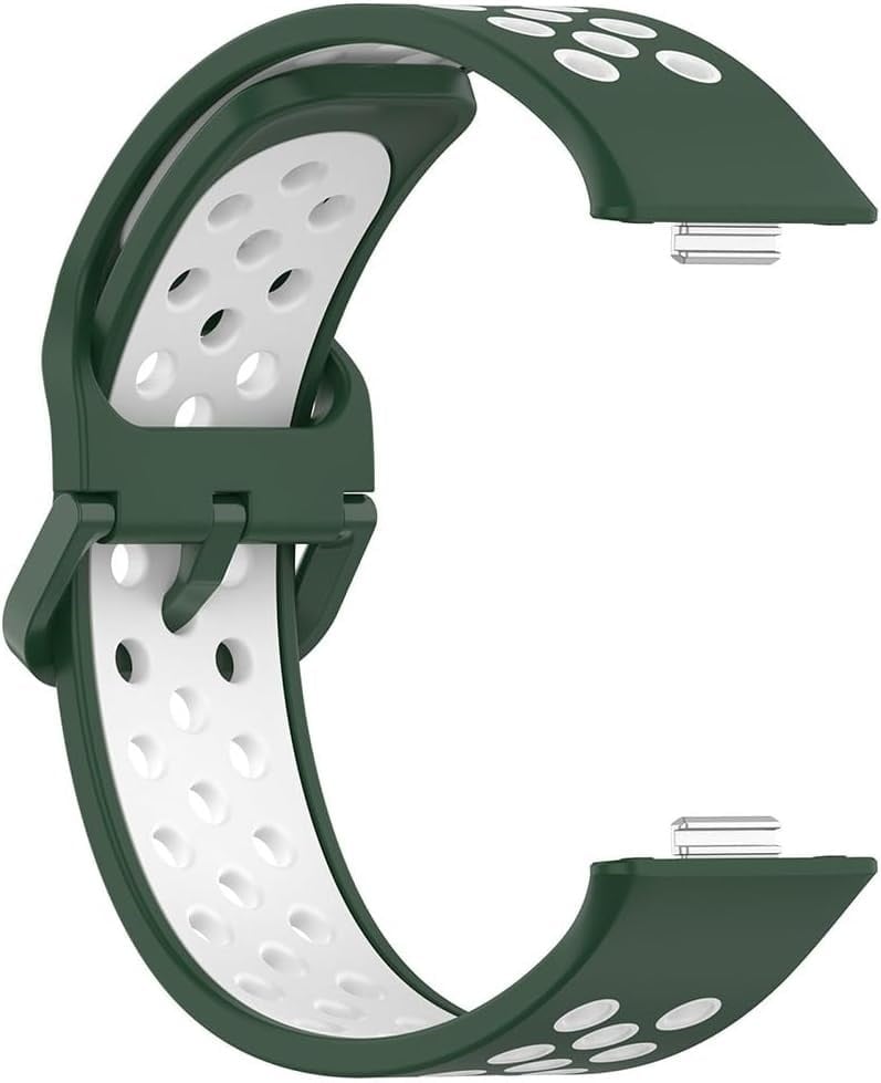 Correa deportiva Huawei Watch Fit 4 Pro (verde/blanco)