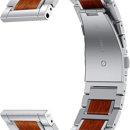 Bracelet bois/acier Suunto Vertical (argent)
