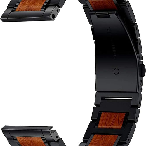 Correa de madera / acero OnePlus Watch 3 (negra)