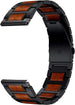 Garmin Forerunner 255 Holz-Stahlarmband (Schwarz)