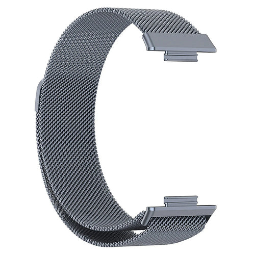 Milanese Strap, space grey, without a watch, 3/4 front view
