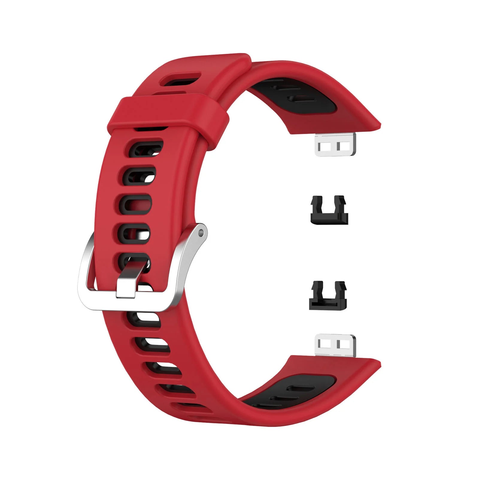 Huawei Watch Fit SE sport gesp bandje (rood/zwart)