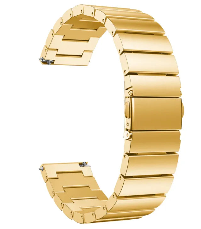 Premium Metal Strap, gold, without a watch, 3/4 front view