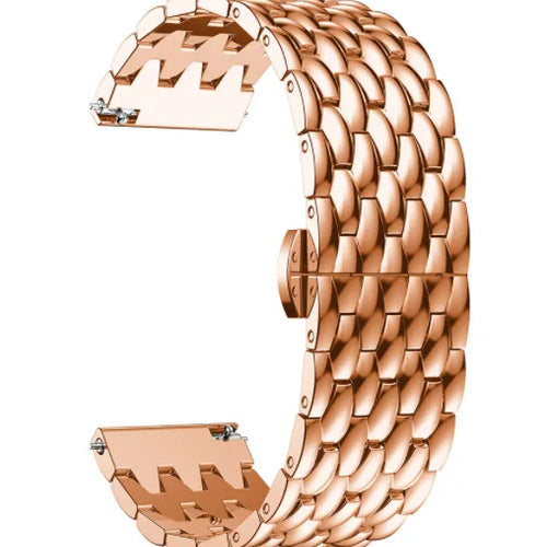 Steel Dragon Strap, rose gold, without a watch, 3/4 front view