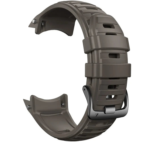 Silicone Strap, brown, without a watch, 3/4 front view