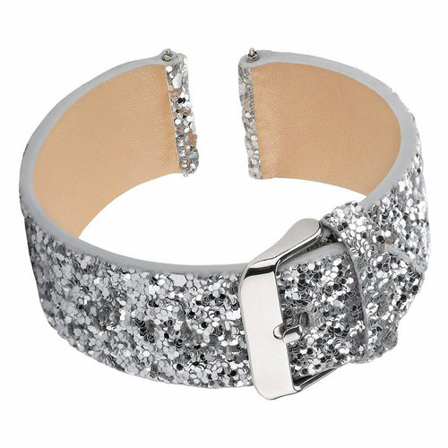 Withings Steel HR Sport Glitter Leather Strap (Silver)