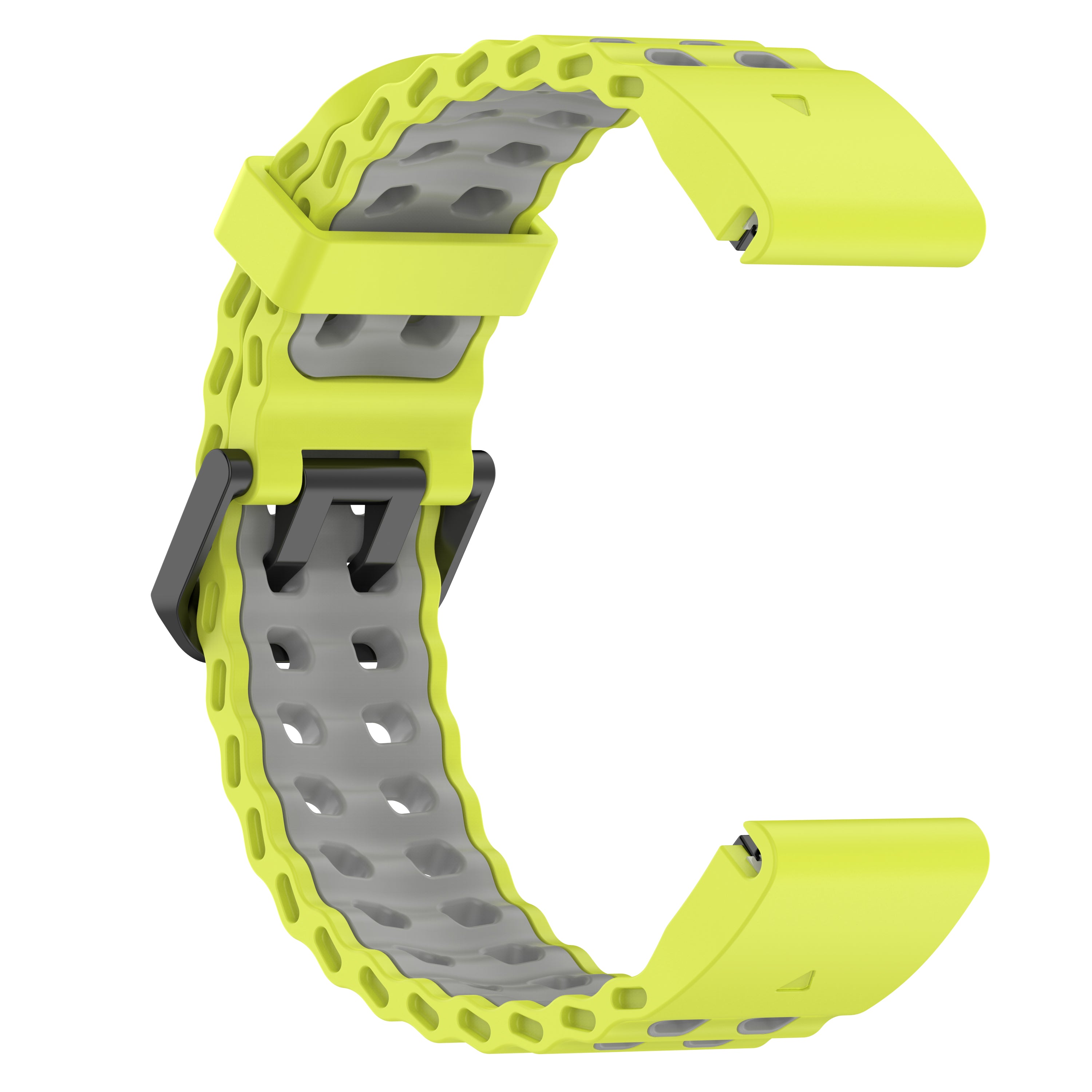 Garmin Epix Gen 2 Wave Sport Strap (Lime/Dark Grey)
