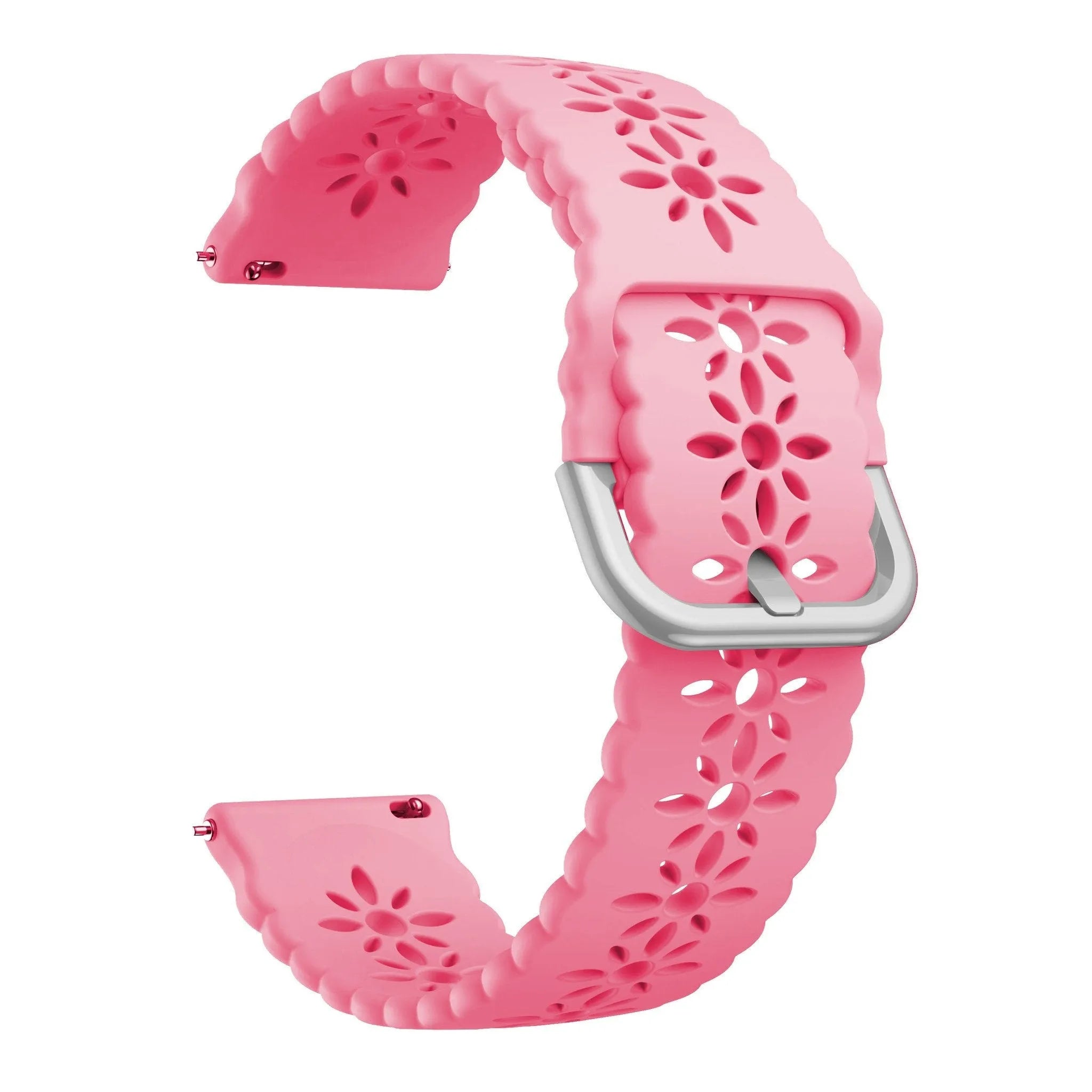Amazfit Active Patterned Silicone Strap (Bright Pink)