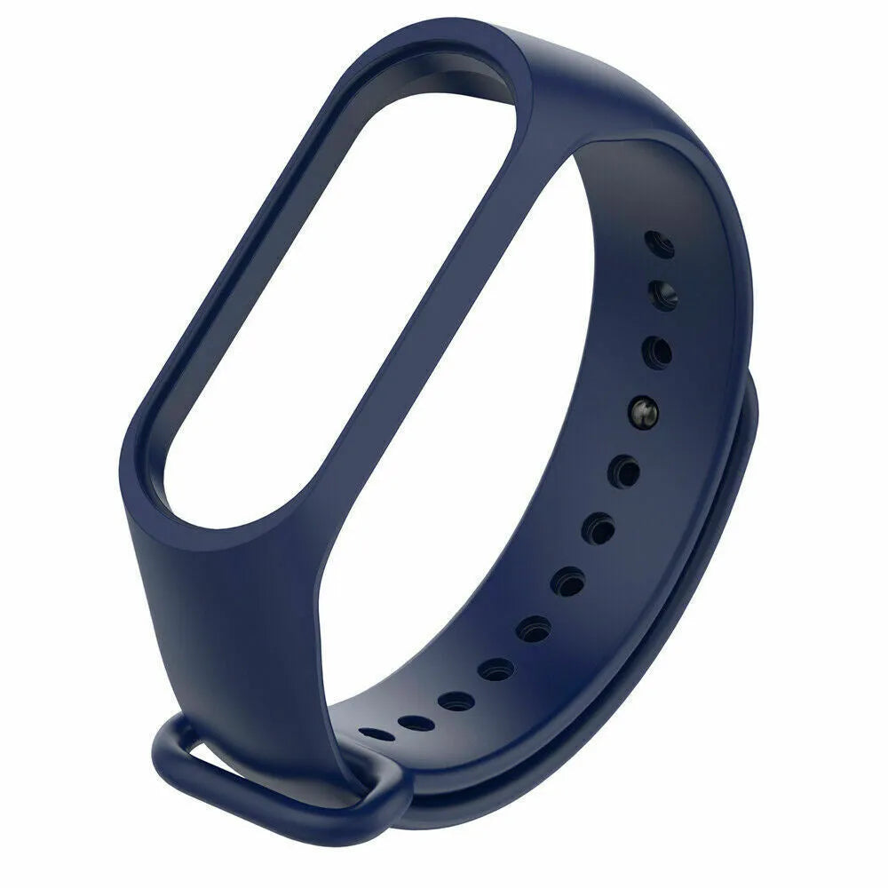 Silicone Strap, dark blue, without a watch, 3/4 front view