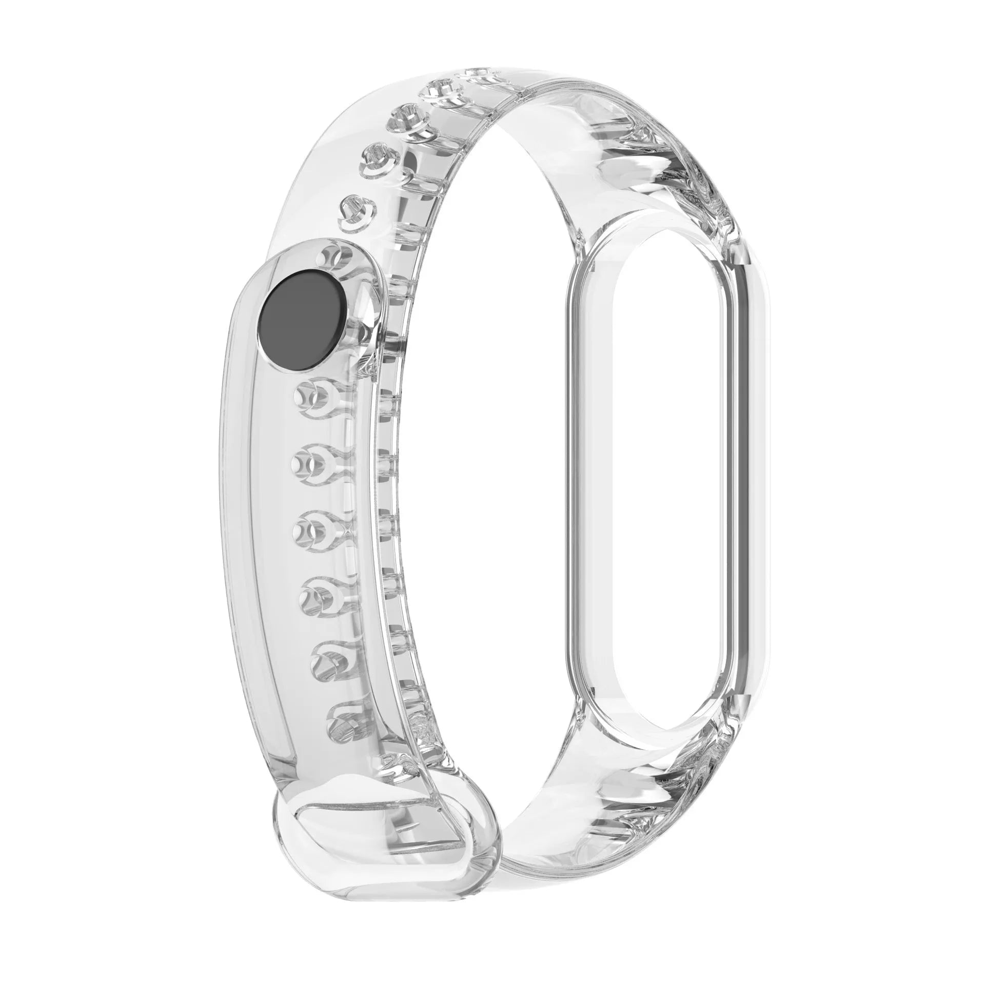 Silicone Colour Changing Crystal, transparent, without a watch, 3/4 front view