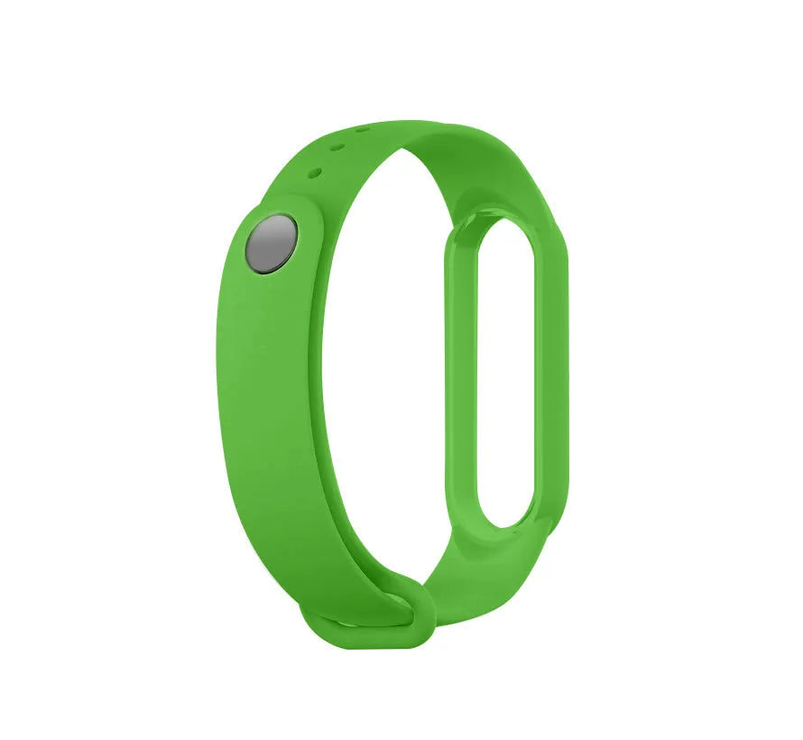 Silicone Strap, light green, without a watch, 3/4 front view