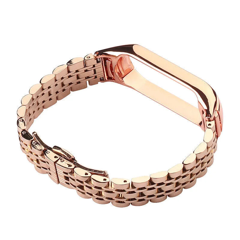 Metal Strap, rose gold, without a watch, 3/4 front view