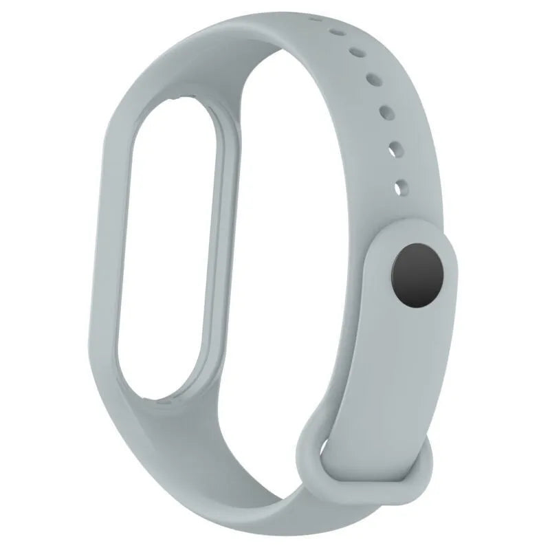 Silicone Strap, grey, without a watch, 3/4 front view