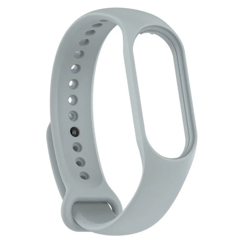 Silicone Strap, grey, without a watch, 3/4 front view