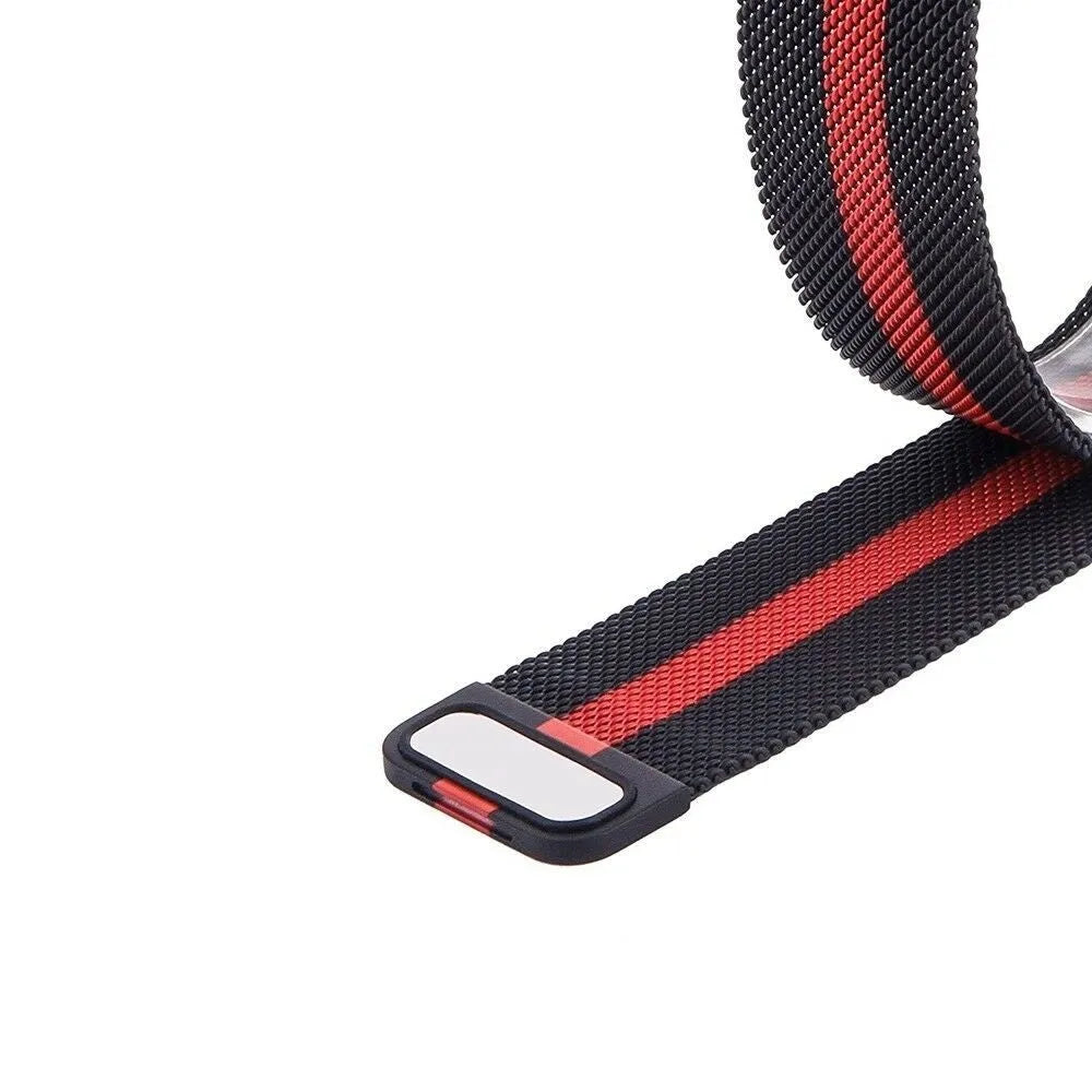 Gard Pro Health Smartwatch 2 Milanese Strap (Black/Red)