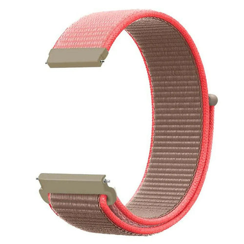 Amazfit Bip 3 (Pro) Nylonarmband (Neon Pink)