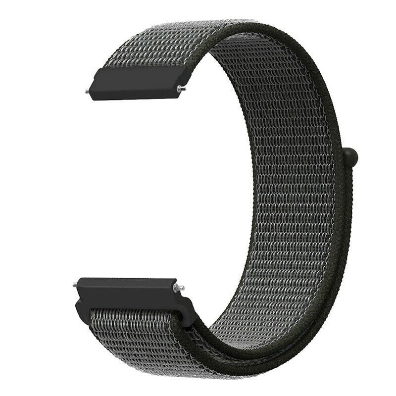 Nylon Strap, green, without a watch, 3/4 front view