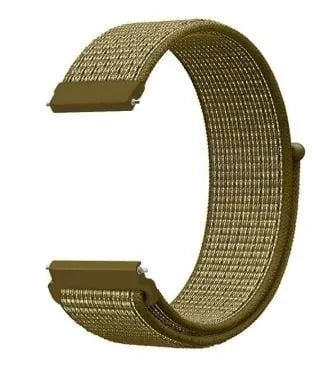 Bracelet nylon Fossil Gen 4 Explorist HR (vert olive)