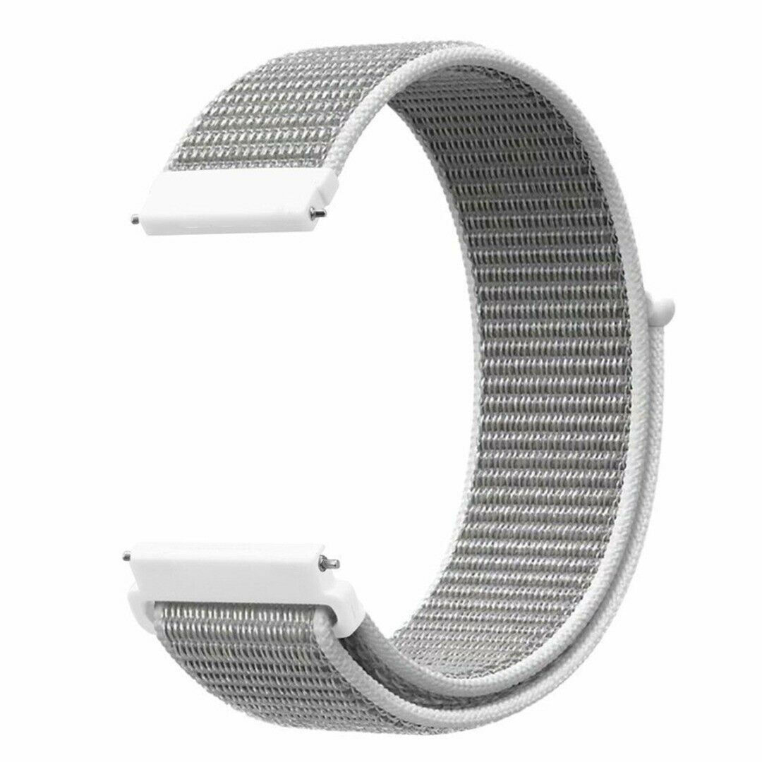 Garmin Venu 3s Nylon Armband (Muschelweiß)
