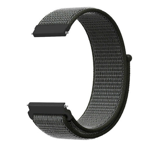 Withings Steel HR Sport Nylonarmband (Grün/Grau)
