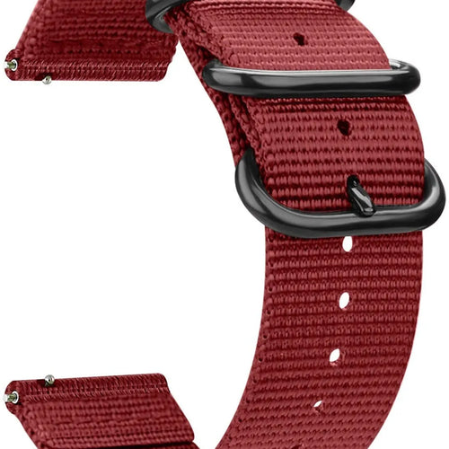 Correa nylon con hebilla Amazfit Bip U (Pro) (rojo)