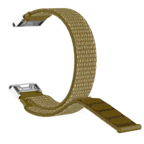 Correa nylon Garmin Fenix 5x/6x (verde oliva)