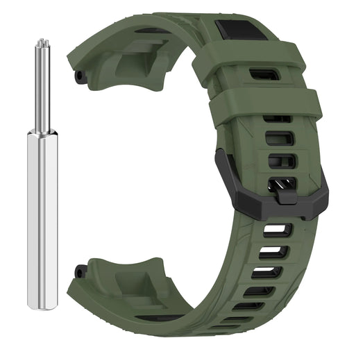 Correa deportiva Amazfit T-Rex 3 (verde olive/negro)