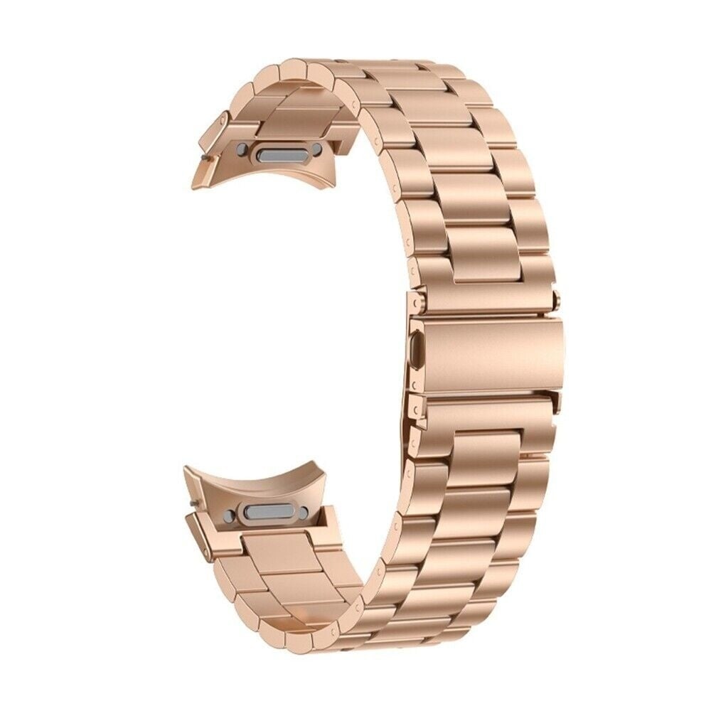 Steel Strap 'One Push', rose gold, without a watch, 3/4 front view