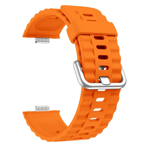Correa silicona Classic Huawei Watch Fit 4 Pro (naranja)