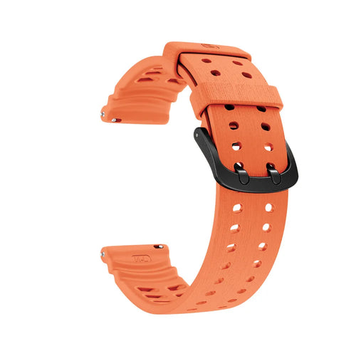 Polar Grit X Pro Silicone Grain Strap (Orange)