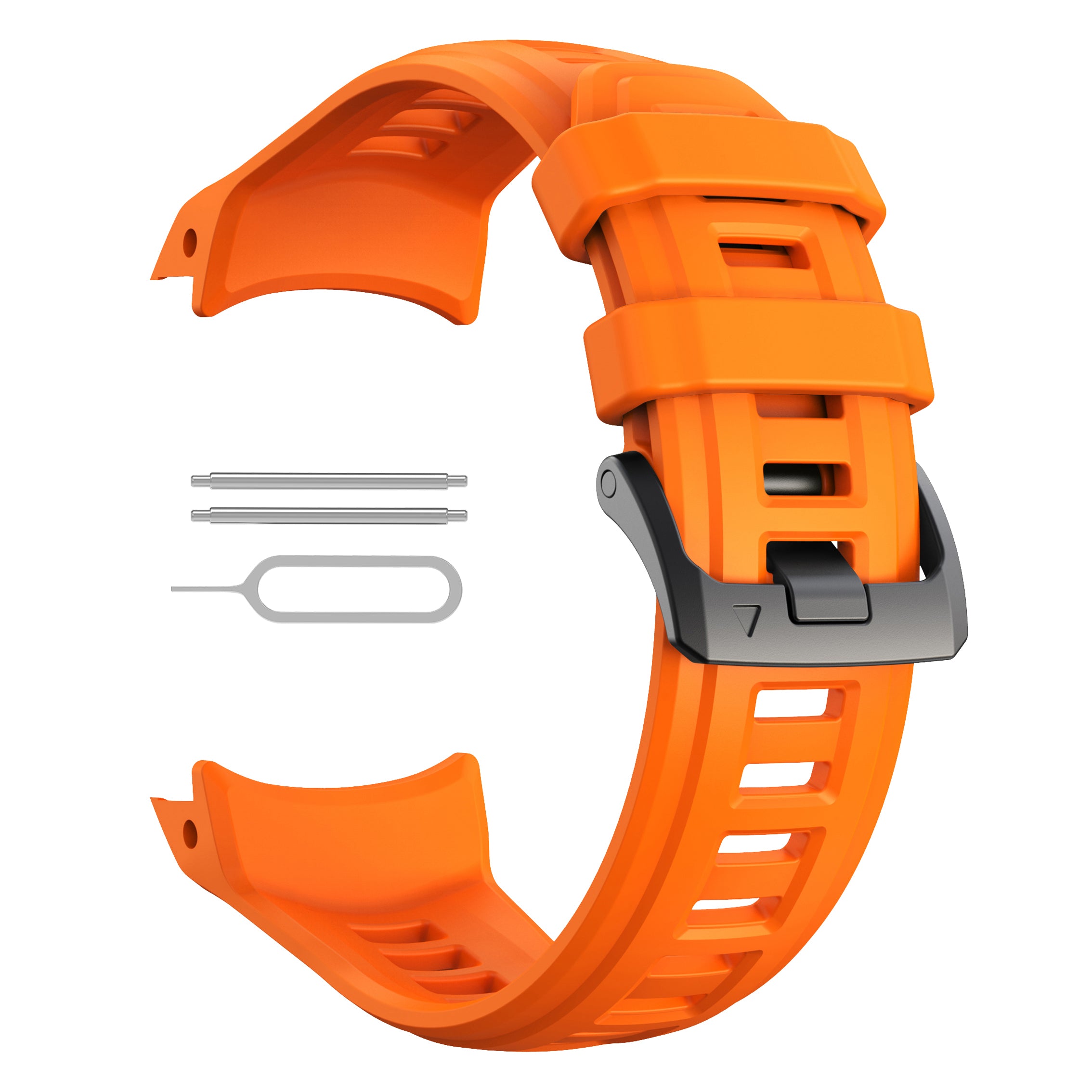 Bracelet silicone 'perfect fit' Garmin Instinct 3 - 45mm (orange)