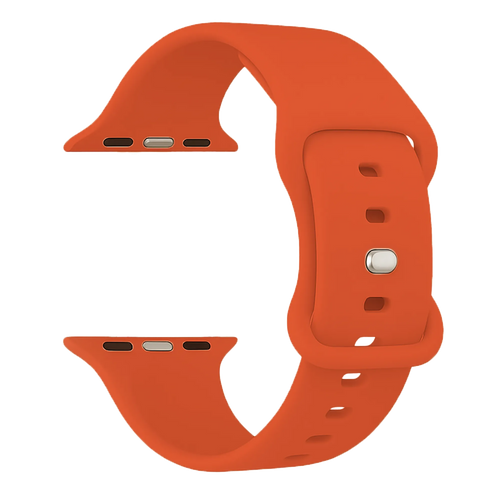Apple Watch Klassisches Silikonarmband (Orange)