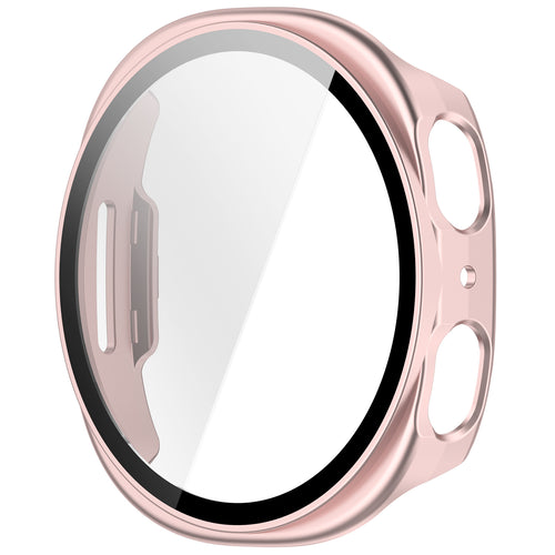 Samsung Galaxy Watch 8 - 40mm / 9 - 40mm Hard Case with Glass (Pink)