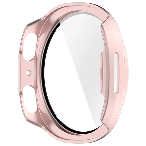 Funda con vidrio Samsung Galaxy Watch 8 - 40mm / 9 - 40mm (rosa)